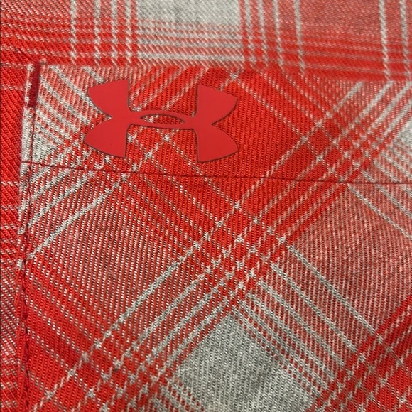 Under Armour Ole Miss Rebels Shirt Small Plaid Long Sleeve Button Up - Picture 8 of 13